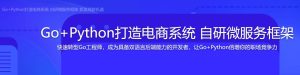 【imooc-469】Go+Python打造电商系统 自研微服务框架 抓紧高薪机遇-浩哥小屋